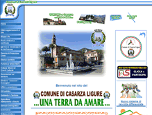 Tablet Screenshot of comune.casarza-ligure.ge.it